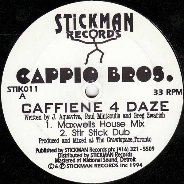 Cappio Bros. vinyl record cover artwork on VinVibe