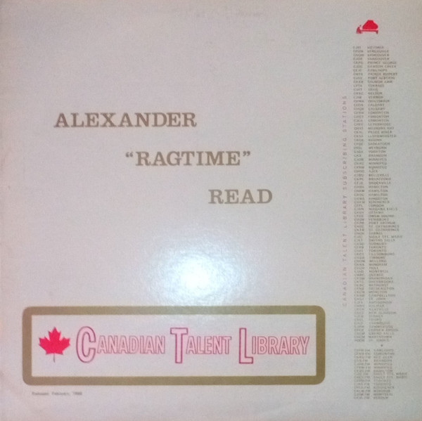 Alexander 'Ragtime' Read by Alexander 'Ragtime' Read