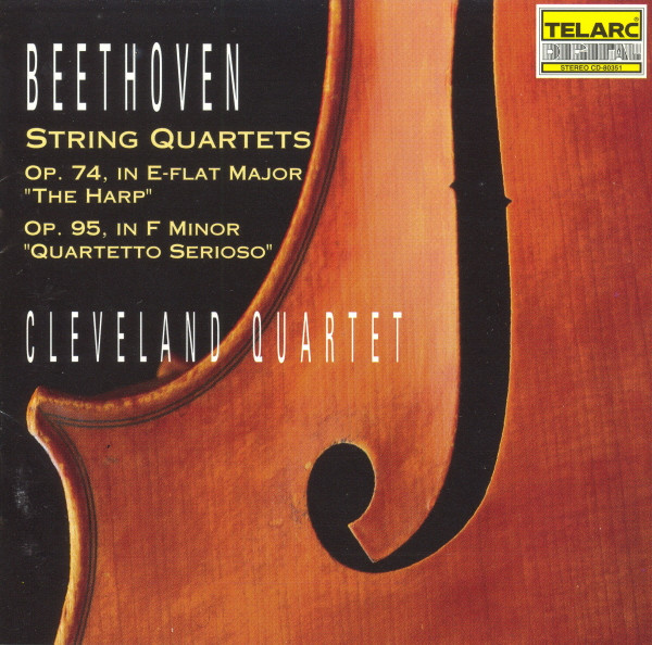 String Quartets Op. 74 "The Harp" / Op 95. "Quartetto Serioso" by Ludwig van Beethoven