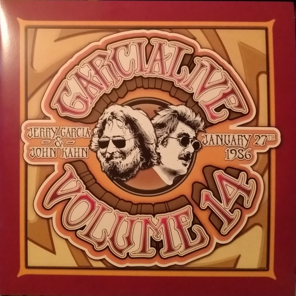 Garcialive Volume 14 (The Ritz, New York, NY January 27th, 1986) by Jerry Garcia physical vinyl pressing cover artwork on VinVibe