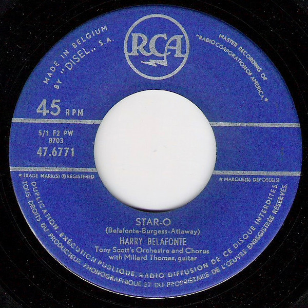 Banana Boat (Day-O) / Star-O by Harry Belafonte
