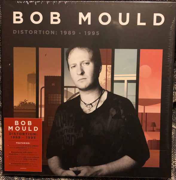 Distortion: 1989 - 1995 by Bob Mould physical vinyl pressing cover artwork on VinVibe
