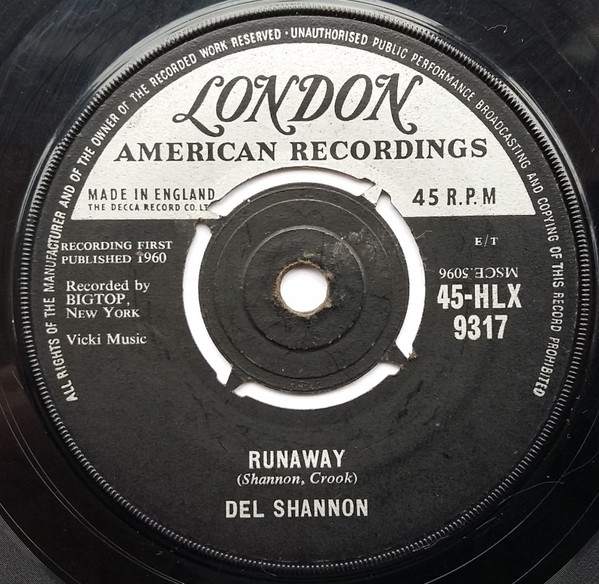 Runaway / Jody by Del Shannon
