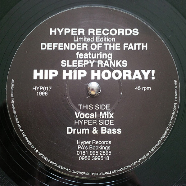 Hip Hip Hooray! by Defender Of The Faith