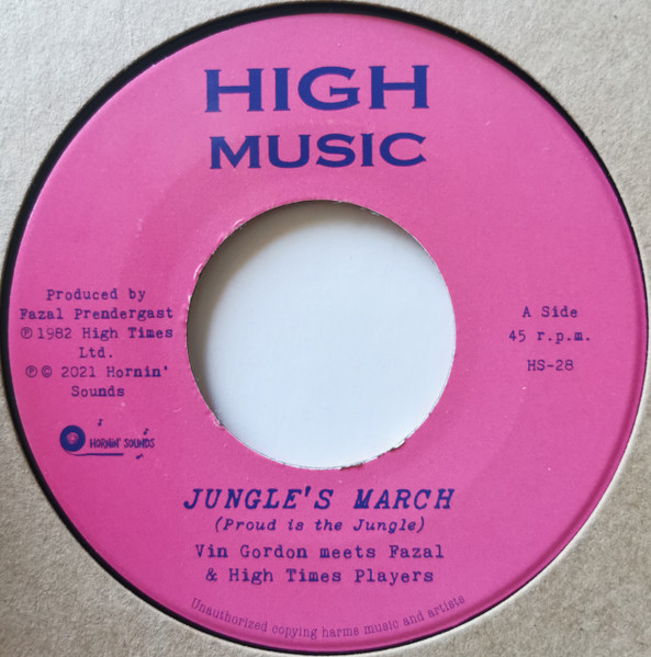 Jungle's March (Proud Is The Jungle) by Vin Gordon, Fazal Prendergast, High Times Players
