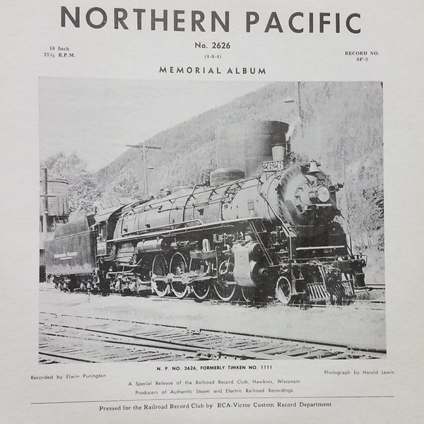 Northern Pacific No. 2626 (4-8-4) Memorial Album by No Artist