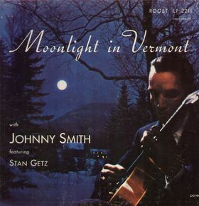 Johnny Smith Quintet vinyl record cover artwork on VinVibe