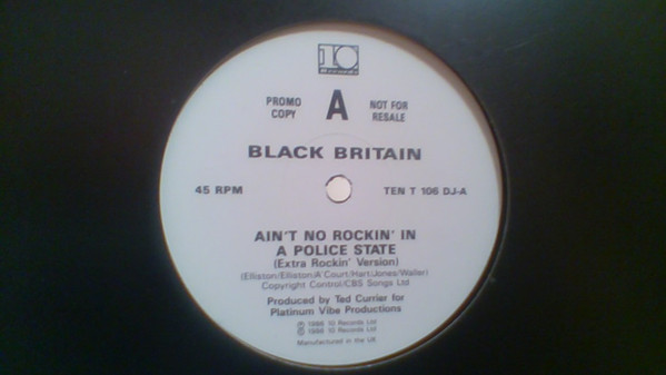 Ain't No Rockin' In A Police State by Black Britain