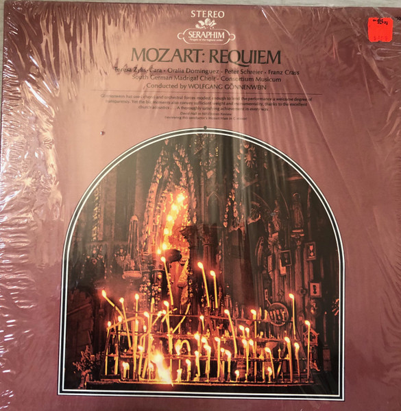 Requiem In D Minor, K. 626 by Mozart, Teresa Żylis-Gara, Oralia Dominguez, Peter Schreier, Franz Crass, South German Madrigal Choir, Consortium Musicum, Wolfgang Gönnenwein