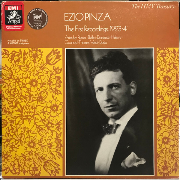 The First Recordings:1923-4 by Ezio Pinza