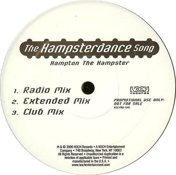 The Hampsterdance Song by Hampton The Hampster
