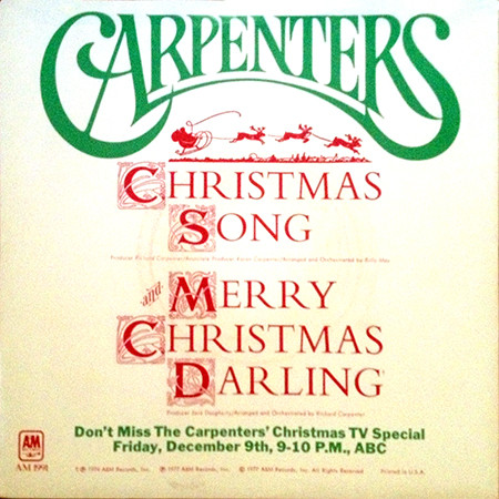 Christmas Song / Merry Christmas Darling by Carpenters