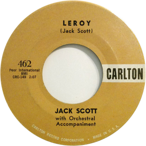 Leroy / My True Love by Jack Scott