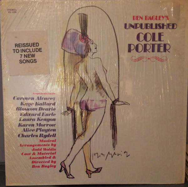 Unpublished Cole Porter (Painted Smiles Of Cole Porter) by Ben Bagley