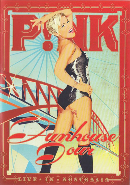 Funhouse Tour - Live In Australia by P!NK physical vinyl pressing cover artwork on VinVibe