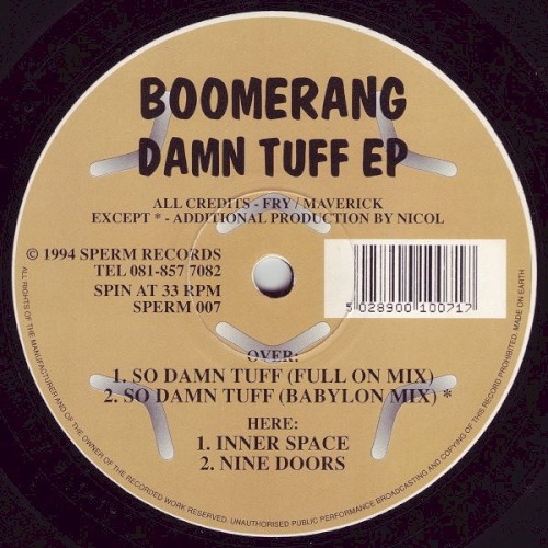 Damn Tuff EP by Boomerang
