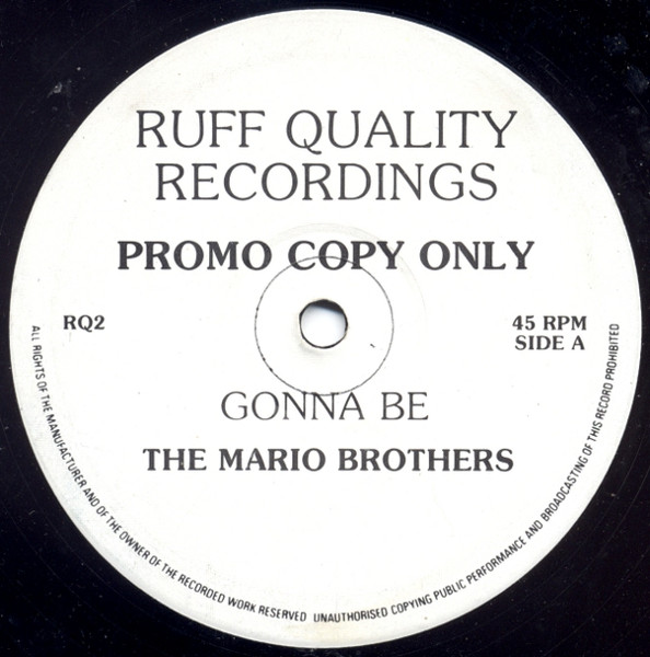 The Mario Brothers vinyl record cover artwork on VinVibe