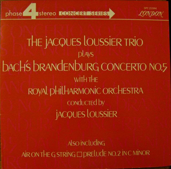 Bach's Brandenburg Concerto No. 5 by Jacques Loussier Trio