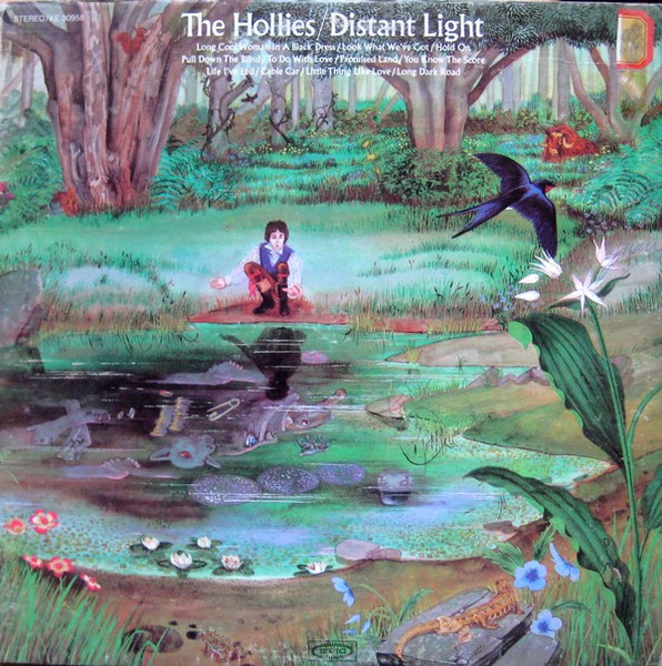 Distant Light by The Hollies physical vinyl pressing cover artwork on VinVibe