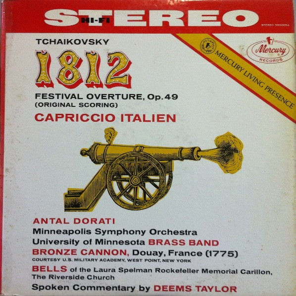 1812 Festival Overture, Op. 49 (Original Scoring) / Capriccio Italien by Pyotr Ilyich Tchaikovsky