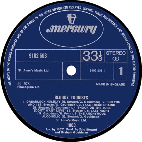 Bloody Tourists by 10cc