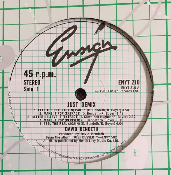 Just Demix / Make It Pop by David Bendeth
