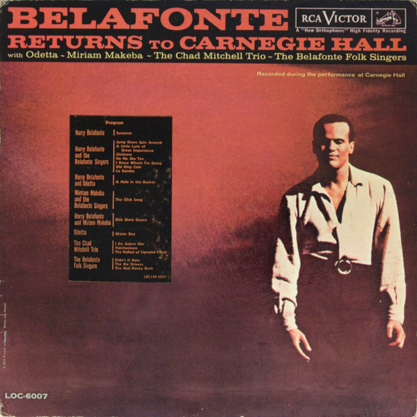 Belafonte Returns To Carnegie Hall by Harry Belafonte