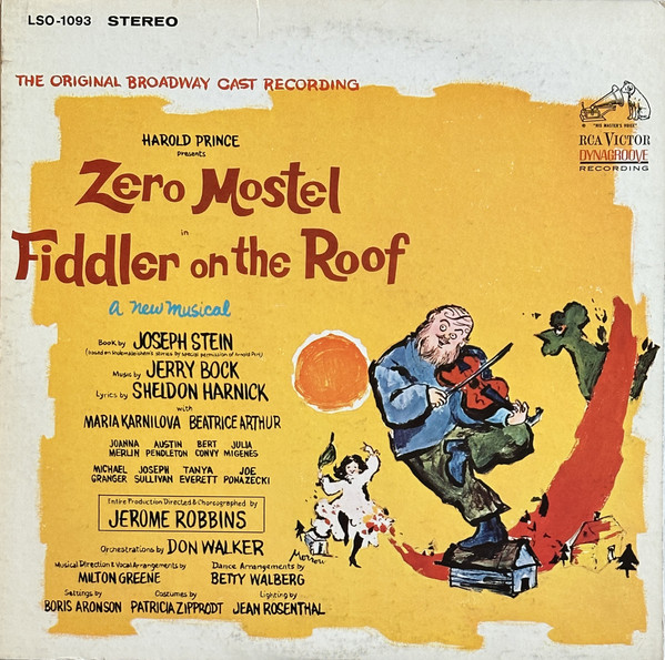Fiddler On The Roof (The Original Broadway Cast Recording) by Zero Mostel