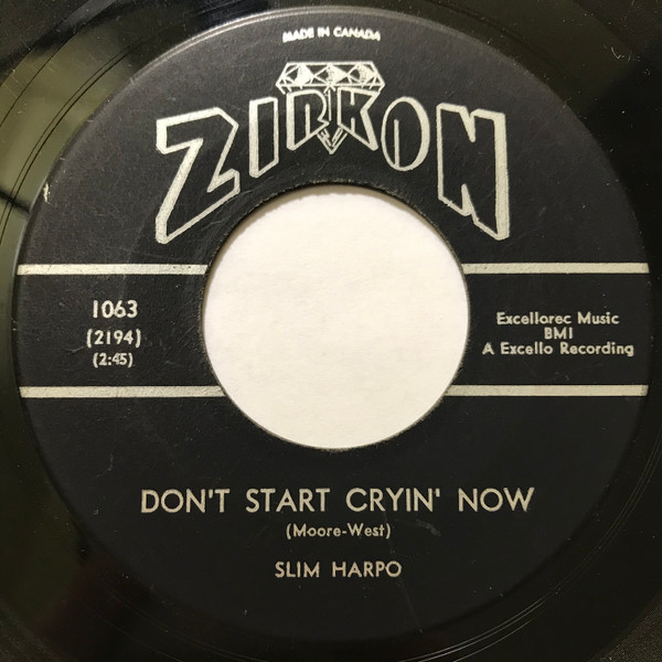 Don't Start Cryin' Now / Rainin' In My Heart by Slim Harpo