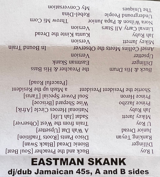 Eastman Skank - DJ / Dub Jamaican 45s, A And B Sides by Various