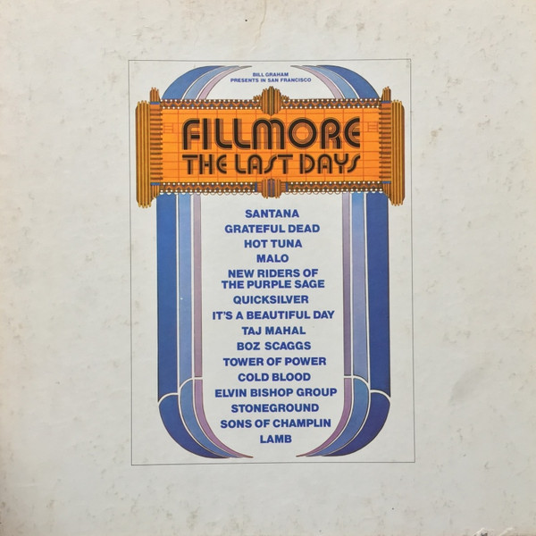 Fillmore - The Last Days by Various