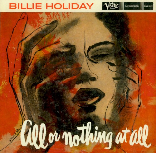 All Or Nothing At All by Billie Holiday physical vinyl pressing cover artwork on VinVibe