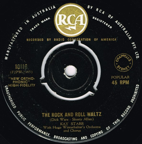 The Rock And Roll Waltz / I've Changed My Mind A Thousand Times by Kay Starr