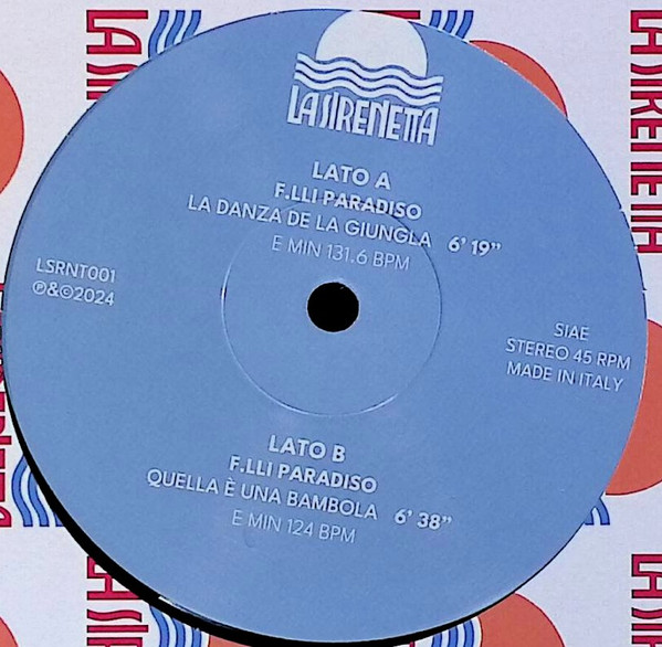 La Danza Della Giungla / Quella è Una Bambola by F.lli Paradiso