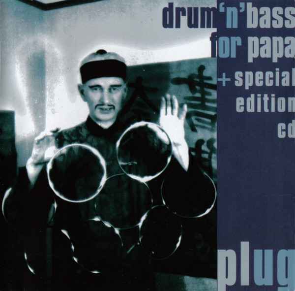 Drum'N'Bass For Papa by Plug physical vinyl pressing cover artwork on VinVibe