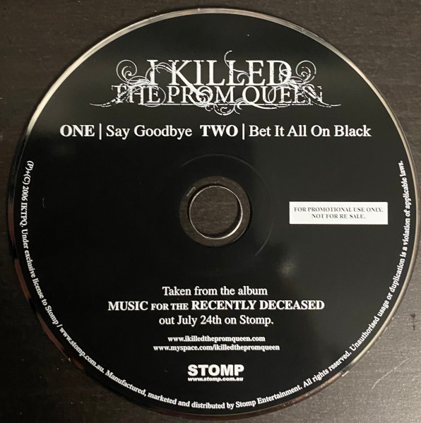 Music For The Recently Deceased by I Killed The Prom Queen