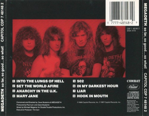 So Far, So Good... So What! by Megadeth