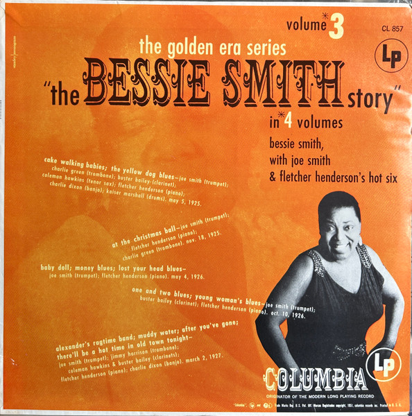 Bessie Smith vinyl record cover artwork on VinVibe