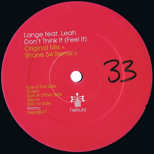 Don't Think It (Feel It) by Lange