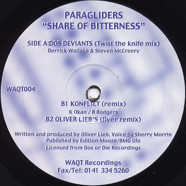 Share Of Bitterness by Paragliders