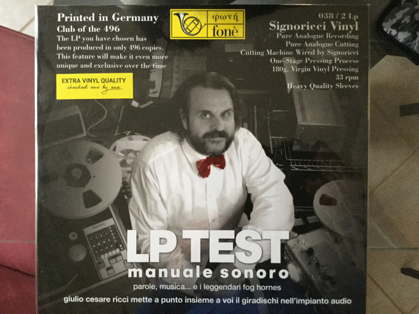 LP Test by Giulio Cesare Ricci