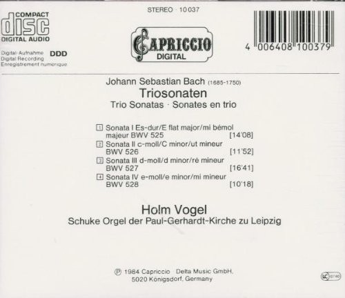 Triosonaten by Johann Sebastian Bach