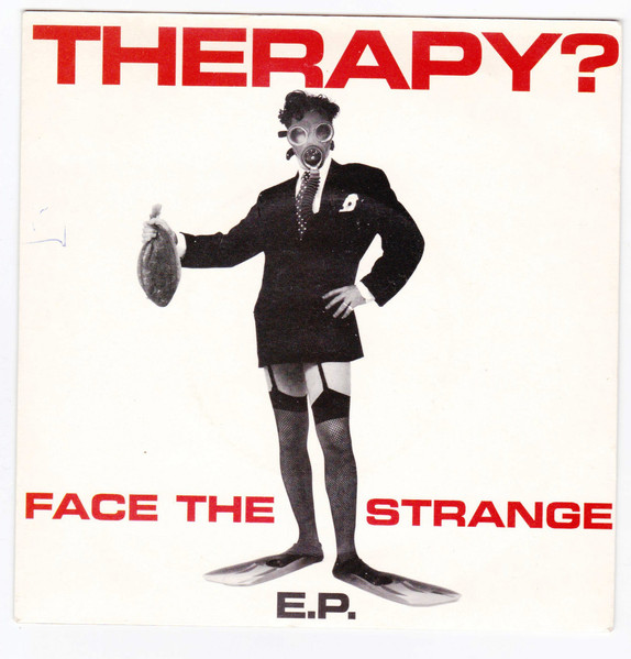 Face The Strange E.P. by Therapy? physical vinyl pressing cover artwork on VinVibe