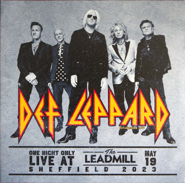 One Night Only: Live At The Leadmill 2023 by Def Leppard physical vinyl pressing cover artwork on VinVibe
