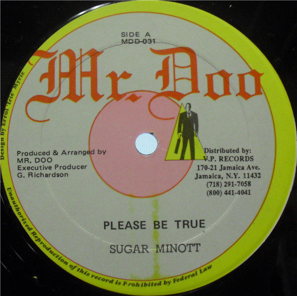 Please Be True by Sugar Minott