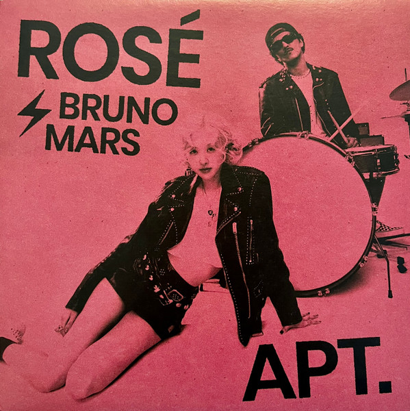 Apt. by Rosé (2), Bruno Mars physical vinyl pressing cover artwork on VinVibe