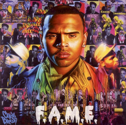 Chris Brown vinyl record cover artwork on VinVibe