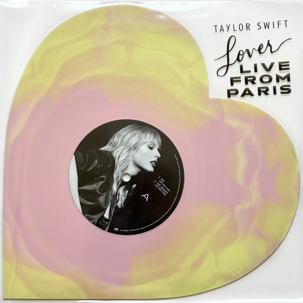 Lover (Live From Paris) by Taylor Swift physical vinyl pressing cover artwork on VinVibe