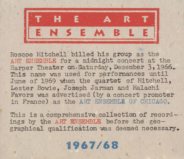 1967/68 by The Art Ensemble