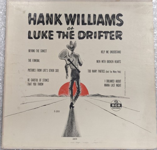 Hank Williams As Luke The Drifter by Hank Williams